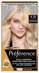 Préférence 9.13 Baikal Very Light Ashy Golden Blonde Permanent Hair Dye