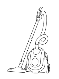 Vacuum coloring page | woo! Vacuum Cleaner Coloring Page 1001coloring Com