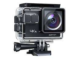 Apeman A80 - Action camera - 4K  24 fps - 20.0 MP - Wireless LAN -  underwater up to 131.2 ft