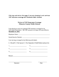Now accepting vsp, metlife & more. Fillable Online Vsp Waiver Form Missoula County Public Schools Fax Email Print Pdffiller