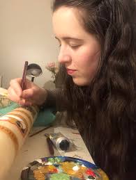 New Liturgical Movement: Hand-painted Paschal Candles Available for Order  from Denver Artist