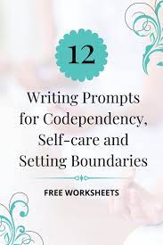 Free Codependency Writing Worksheets Therapy Worksheets Codependency Self Care Activities