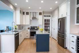 Are committed to delivering every project on time and as specified. Transitional With A Pop Of Color Kitchen Remodel Empiregmq Buffalo Ny