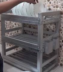 Jual rak piring gantung dinding/rak dapur dinding dengan harga rp887.500 dari toko online damario inspiring living, kota depok. Konsep Baru 18 Buat Rak Piring Dari Baja Ringan
