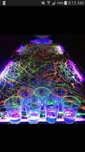 Black Light Glow In The Dark Beer Pong Blacklight Party Glow Party Glow In Dark Party