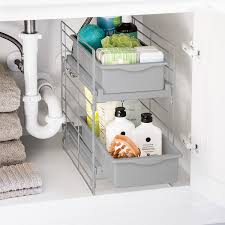 sliding 2 drawer organizer the