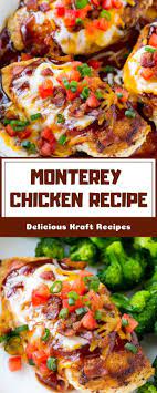 Monterey Chicken Recipe Chicken Recipes Monterey Chicken Healthy Chicken Recipes
