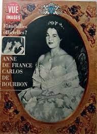 Point De Vue 1964 Anne De France Carlos De Bourbon Benedikte De Danemark Point De Vue Bourbon France