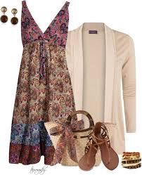 32 Polyvore Casual Dress Outfits For Spring And Summer Be Modish Casual Dress Outfits Spring Dresses Casual Spring Dress Outfits Casual