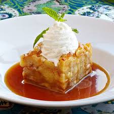 Click To Indulge Tonight Bread Pudding Cooked With Bananas And White Chocolate Finished With A Bourb Yummy Food Dessert Banana Bread Pudding Food Receipes
