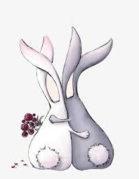 Couple In Love Cartoon Rabbit Rabbit Cartoon Cartoon Clip Art Couples In Love
