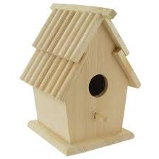 Birdhouse Kits Hobby Lobby Slat Roof Wood Birdhouse Hobby Lobby In 2020 Wood Birdhouses Bird Houses Wood Slats