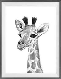 Abstract Black And White Watercolor Portrait Minnie Mouse Watercolor Print Minnie Abstract Disney Etsy Giraffe Art Watercolor Print Original Watercolor Painting