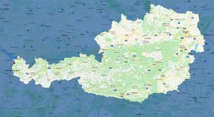 The land itself is mostly mountainous, rugged terrain with abundant forests, and it shares its borders with italy, slovenia, hungary, slovakia, germany, switzerland, and the czech republic. Austrian Map U S Embassy In Austria