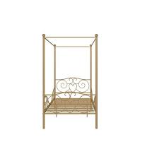 Best canopy beds to max out all the hidden possibilities of your bedroom. Dhp Canopy Metal Bed Twin 71 5 In X 41 In X 77 5 In Gold 4020229 Rona