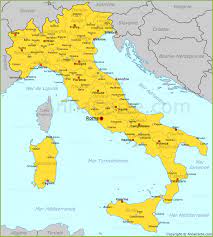 Carte des régions d italie. Cartograf Fr Les Cartes De L Italie