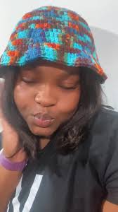 Colorful Crochet bucket hat