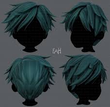 Vr Ar Ready 3d Hair Style For Boy V43 Cgtrader Boy Hairstyles Hair Styles Character Design