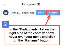 Find your profile icon in the top right corner and click on it. Changing Your Name In A Zoom Meeting Teaching Nmc