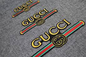 Size Small Size 5 3 L X 1 8 W 13 5cm X 4 5cm Medium Size 6 9 L X 2 4 W 17 5cm X 6cm Large Gucci Embroidery Trendy Patches Embroidery Words