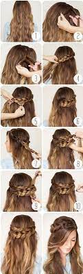 Easy Hairstyles For School For Teenage Girls Google Search Hair Styles Romantic Hairstyles Tutorial Long Hair Styles