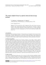 We did not find results for: Pdf The Study Of Plant Tissue By Optical Coherent Microscopy Method