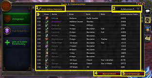 Navigating The New Guild Panel In Wow - Guides - Wowhead