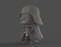 Darth Vader 3d Model Puppy Cartoon 3d Printing Toys