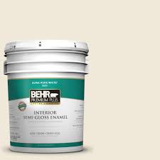 Behr Premium Plus 5 Gal Ecc 64 2 Moonstruck Semi Gloss Enamel Low Odor Interior Paint And Primer In One 305005 Interior Paint Exterior Paint Exterior Wood Stain