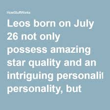 July 26 Birthday Astrology 26th Birthday Astrology Birthday