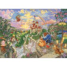 Welcome to my channel where i share my cross stitching and knitting projects. Upc 716448525059 Disney Dreams Collection By Thomas Kinkade Beauty Beast 16 X 12 18 Count Upcitemdb Com