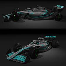 Allison revealed that the f1 regulations forbid any team from working on the 2022 car's aerodynamics. Mercedes 2022 Livery Concept Formula1