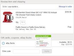 On the top of most cards there is a 9 digit redemption code type that in and at the bottom there is a 4 therefore, when you search multiple ebay gift card redemption code, the coupon on the top will be the one with biggest save. Ebay Bucks Frequently Asked Questions