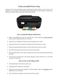 Hp officejet 3830 win10, win8.1 and win 7 driver download. Quick And Complete Hp Officejet 3830 Printer Setup By Jessica Michael Issuu