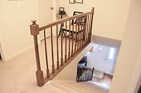 I am so excited to finally have this project finished! How To Paint Stairway Railings Bower Power
