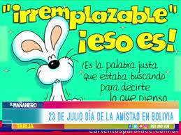 Jul 26, 2021 · conferencia episcopal boliviana. 23 De Julio Dia De La Amistad En Bolivia Youtube