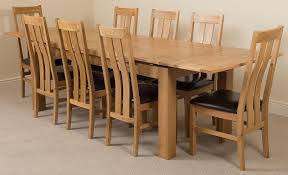 Ibsen extending oak dining table. Richmond Extending Oak Dining Table With 8 Brown Princeton Dining Chairs