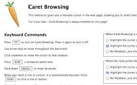 We did not find results for: Caret Browsing
