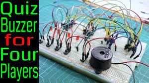 Make A Four Player Quiz Buzzer Circuit Without Microcontroller Youtube