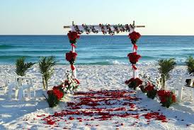 Destination Weddings Clh Weddings Beach Wedding Red Night Beach Weddings Beach Wedding White