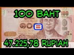 Tambahkan coinranking ke grup telegram anda. Terjawab 100 Baht Thailand Berapa Rupiah Youtube