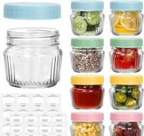 Amazon.com: Cehomi Glass Regular Mouth Mason Jars, Mini ...