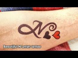 Choose from 117 mehndi alphabet stock illustrations from istock. How To Make Beautiful N Letter Tattoo At Home With Pen Artofit