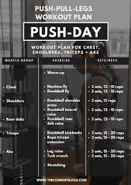 day split push pull legs