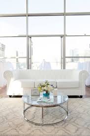 Concrete coffee tables are best for delivering an industrial edge, while black marble gives a moody feel. Round Chrome Coffee Table With Marble Top Rentquestnyc