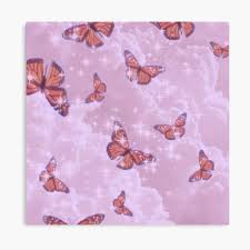 You can also upload and share your favorite purple aesthetic anime desktop wallpapers. Pretty Pastel Purple Aesthetic Design Background With Butterflies Metal Print By Sameeksha1205 Redbubble