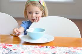 If you're serving salad, place a salad plate on top of the dinner plate. A Simple Way To Teach Your Child How To Set A Table Everyday Reading