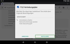 Vertretungsplan App Android Friedrich List Gymnasium Reutlingen