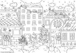 Winter Colouring Pages For Kids