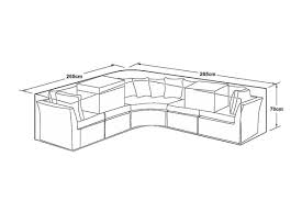 Modular corner sofa set can be positioned in numerous arrangements. Maze Rattan Barcelona Garden Corner Sofa Set Cover